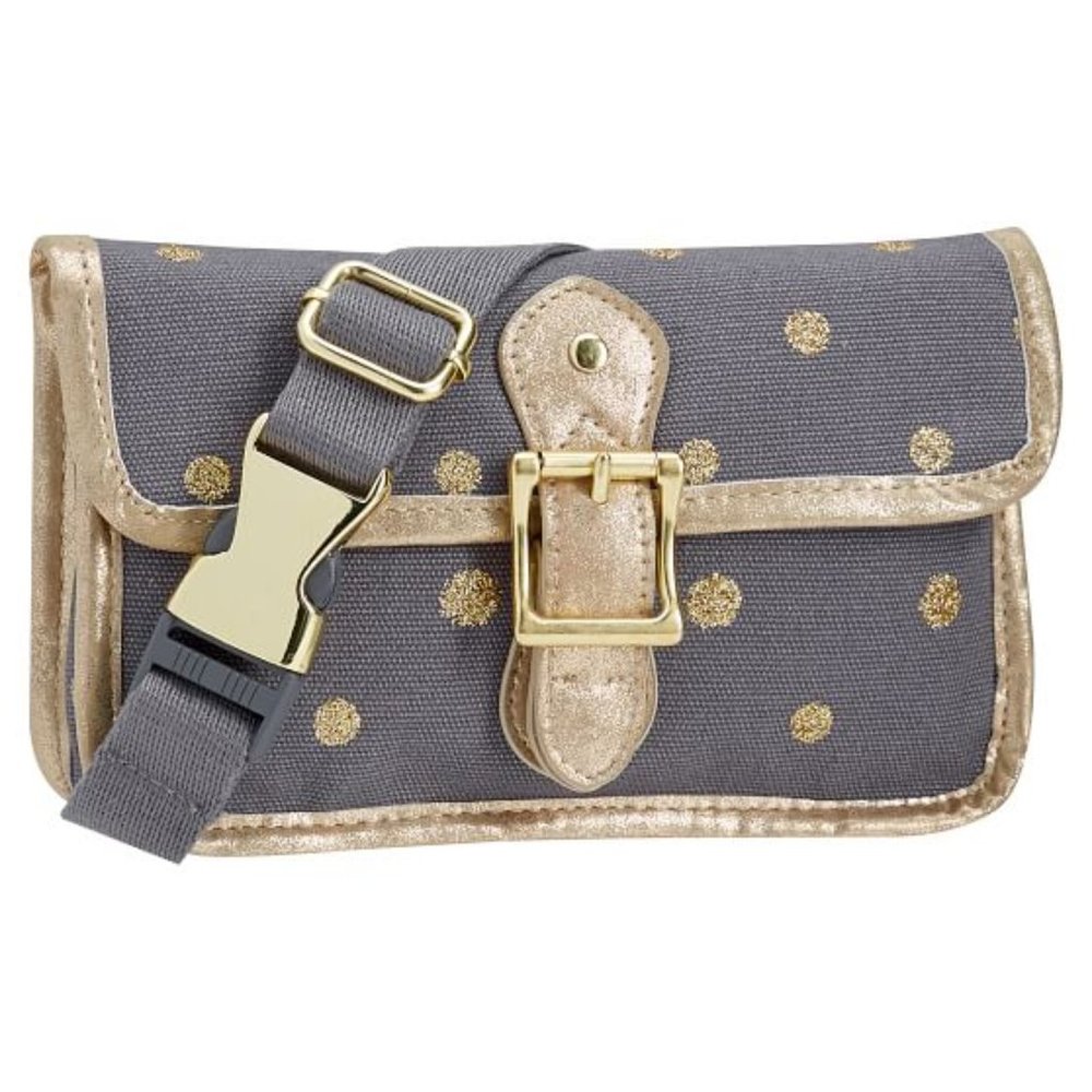 Pottery Barn Teen Northfield Gold Dot Metallic Belt Bag $29.50